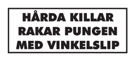 Hårda killar rakar pungen med vinkelslip