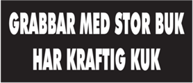 grabbar med stor buk har kraftig kuk