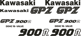 Dekorkit Kawasaki GPZ 900