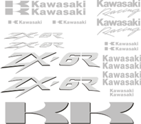 Dekorkit Kawasaki ZX 6R Skuggad