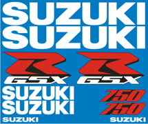 Dekorkit Suzuki 750 GSXR -01, 02