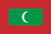 Flagga Maldiverna