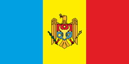 Flagga Moldavien