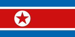 Flagga Nordkorea