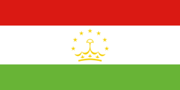 Flagga Tadzjikistan