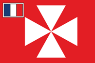 Flagga Wallis- pch Futunaöarna
