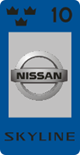 Skattemärke Nissan Skyline