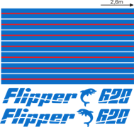 Dekorkit Flipper 620 90-tal