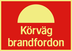 Körväg Brandfordon