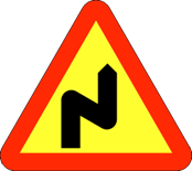A2-2 Varning för farliga kurvor