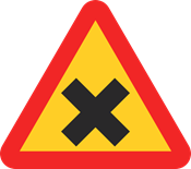 A28 Varning för vägkorsning