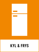 Elektronikavfall - Kyl & Frys