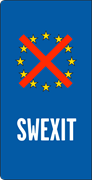 SWEXIT Dekal för EU-märke