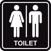 Toalettdekal