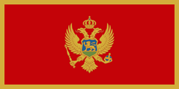 Flagga Montenegro 