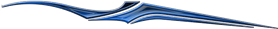 Extreme dekorsats Blade-2 108 Blue