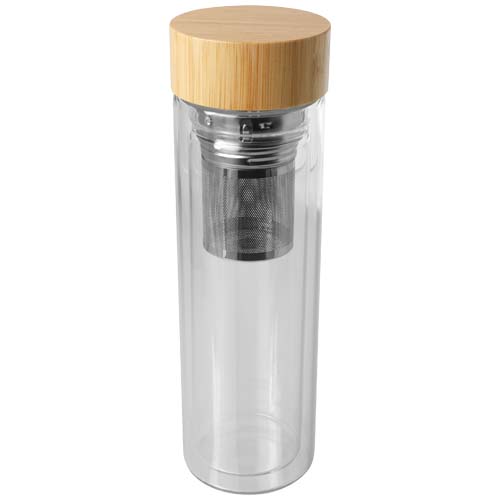 Bailey infusionsflaska i borsilikatglas med bambulock, 400 ml