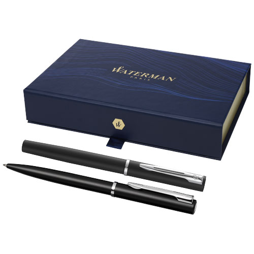 Waterman Allure set med kulpenna och kulspetspenna  (svart bläck)