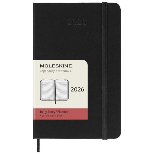 Moleskine inbunden 12-månaders daglig fickplanerare
