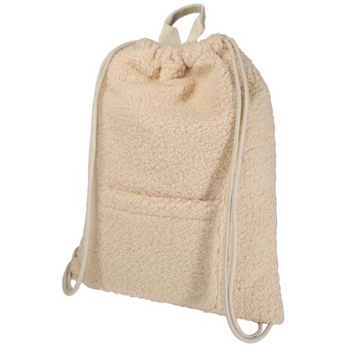 Bear gympapåse med dragsko av GRS-certifierat återvunnet sherpa-material, 9 l