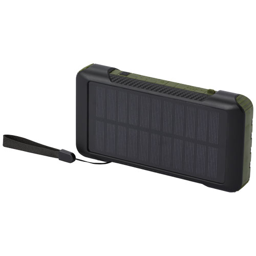 Soldy 10 000 mAh powerbank med soldynamo av RCS-återvunnen plast