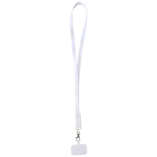 Franz logoband för smartphone av återvunnen plast med inbyggd datasynkroniseringskabel och 65 W snabbladdande 5-i-1-kabel