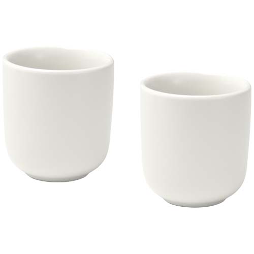 Male 90 ml espressokoppar av keramik – set om två