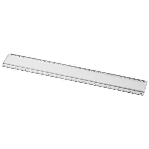 Ellison 30 cm plastlinjal med pappersinlägg