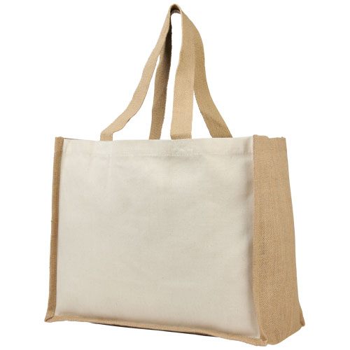 Varai 320 g/m² shoppingväska av kanvas och jute 23L