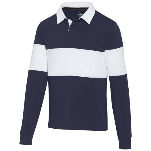 Clyde unisex sweatshirt, rugby- och polomönstrad