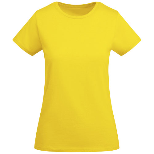 Breda kortärmad T-shirt ekologisk bomull dam