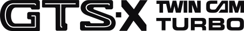 Logo Nissan GTS-X Twin Cam Turbo