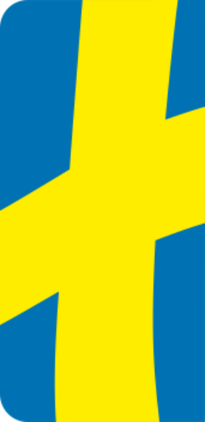 45x100mm Gul/blå Gul/blå 