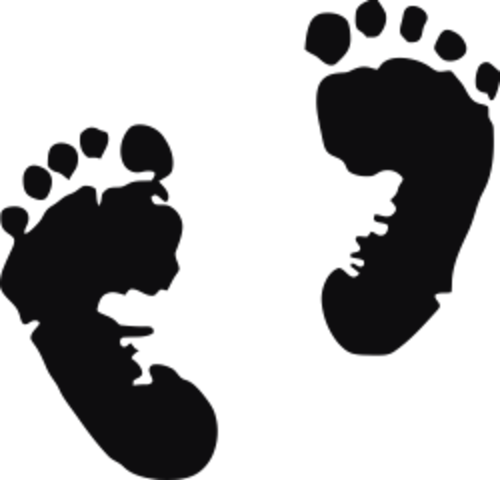 Storleken är för båda avtrycken räknat i en rektangel.