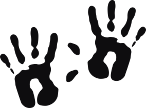 Storleken är för båda avtrycken räknat i en rektangel.