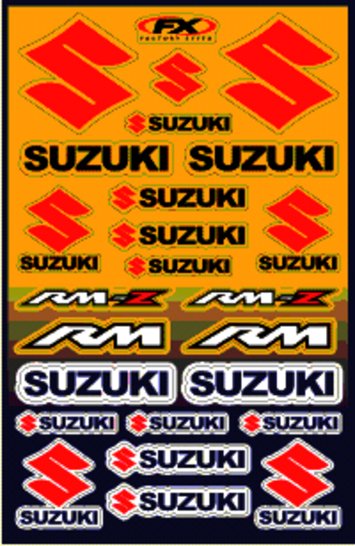 Dekalark 300x460mm. Logotyperna är stansade efter den vita tunna linjen.