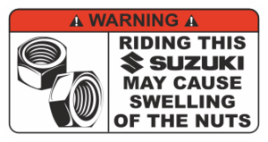 Varningsdekal. Storlek 75x40mm.