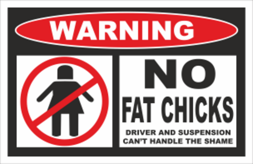 Varningsdekal. Storlek 75x48mm.