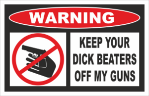 Varningsdekal. Storlek 75x48mm.