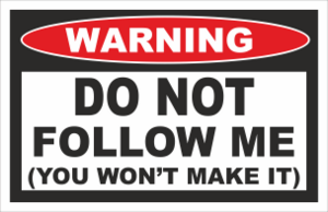 Varningsdekal. Storlek 75x48mm.