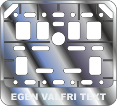 Passar ENDAST VÅRA skyltar med måtten 190x150mm, och 140x114mm. Utrustad med snabbfäste för skylten. Texthöjden är ca 9mm. Priset avser max 30 bokstäver. Det är okej att upprepa ord. Vill du ha texten spegelvänd skriv