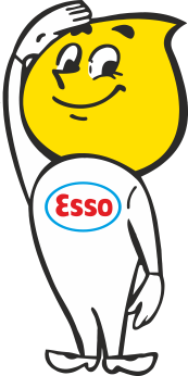 Tryckt och formskuren dekal.