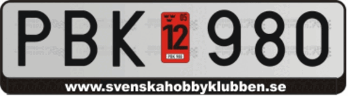 Utskuren text utan bakgrund. Anpassad för reklamlist på skylthållare.