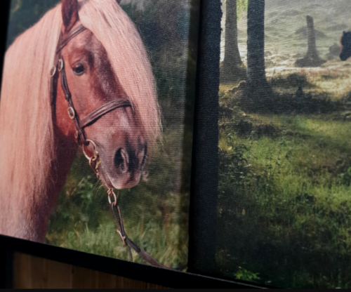 Canvas <h1>En canvas för alla tillfällen</h1>
<p>En canvastavla är en hållbar duk av högsta kvalitet som spänns upp på robusta kilramar. Duken har en naturlig struktur som eliminerar reflexer från ljuskällo