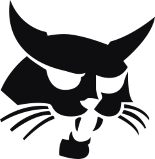 Logo Bobcat, datorskuren dekal.