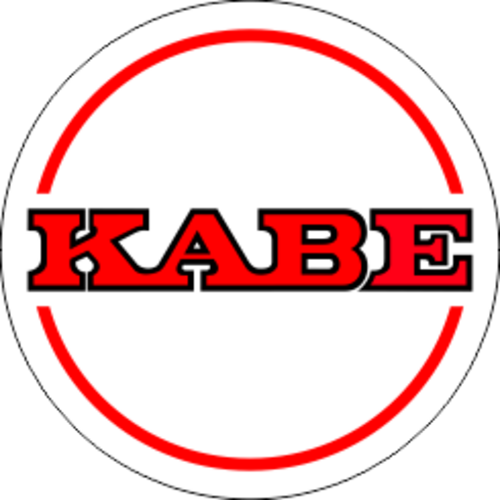 Printad rund  dekal Logo Kabe