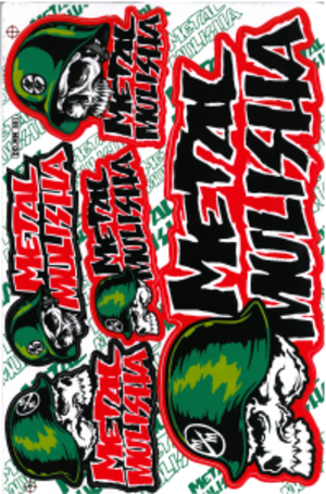 Dekalark 26x17cm. Blandade logotyper på dekalark. dekalerna är utstansade. Inte samma höga kvalité som på våra övriga dekaler.