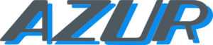 Datorskuren dekal Logo AZUR