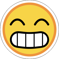 Printad Emojidekal