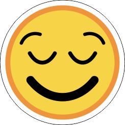 Printad Emojidekal